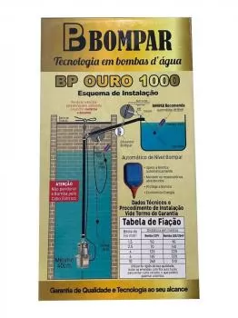BOMBA BP OURO 1000 - 127V - BOMPAR