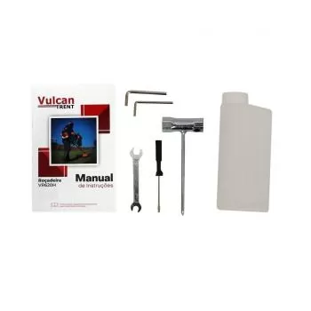 ROCADEIRA PROFISSIONAL 62CC 3,0HP PARTIDA LEVE FACA 3 PONTAS - VR620H VULCAN TRE