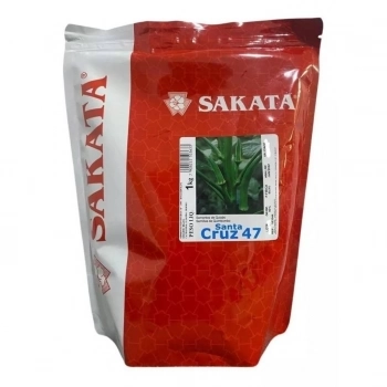 SEMENTE QUIABO SANTA CRUZ 47 PCT 1KG SAKATA