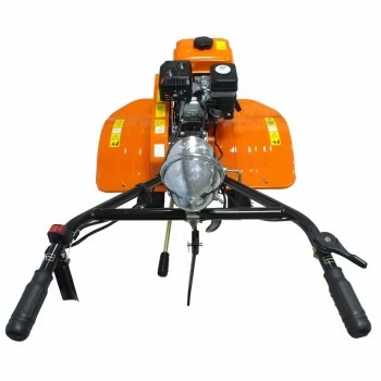 MOTOCULTIVADOR A GASOLINA 4T 7,0HP 211CC COM FAROL COM PNEUS E FACAS CULTIVADORA