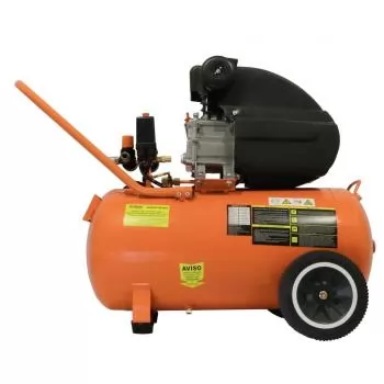 COMPRESSOR DE AR 50 LITROS 2,5HP 8 BAR 127 VOLTS DUAS SAIDAS DE AR - VC-50L VULC