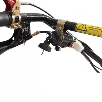 MOTOCULTIVADOR A DIESEL 9,0HP 418CC COM FAROL COM PNEUS E FACAS CULTIVADORA - VM