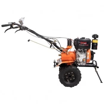MOTOCULTIVADOR A DIESEL 9,0HP 418CC COM FAROL COM PNEUS E FACAS CULTIVADORA - VM