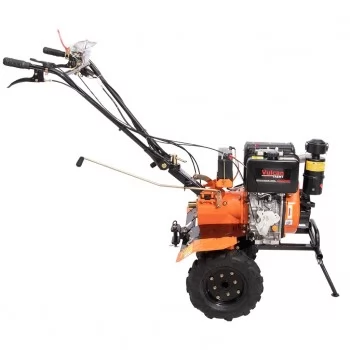 MOTOCULTIVADOR A DIESEL 9,0HP 418CC COM FAROL COM PNEUS E FACAS CULTIVADORA - VM