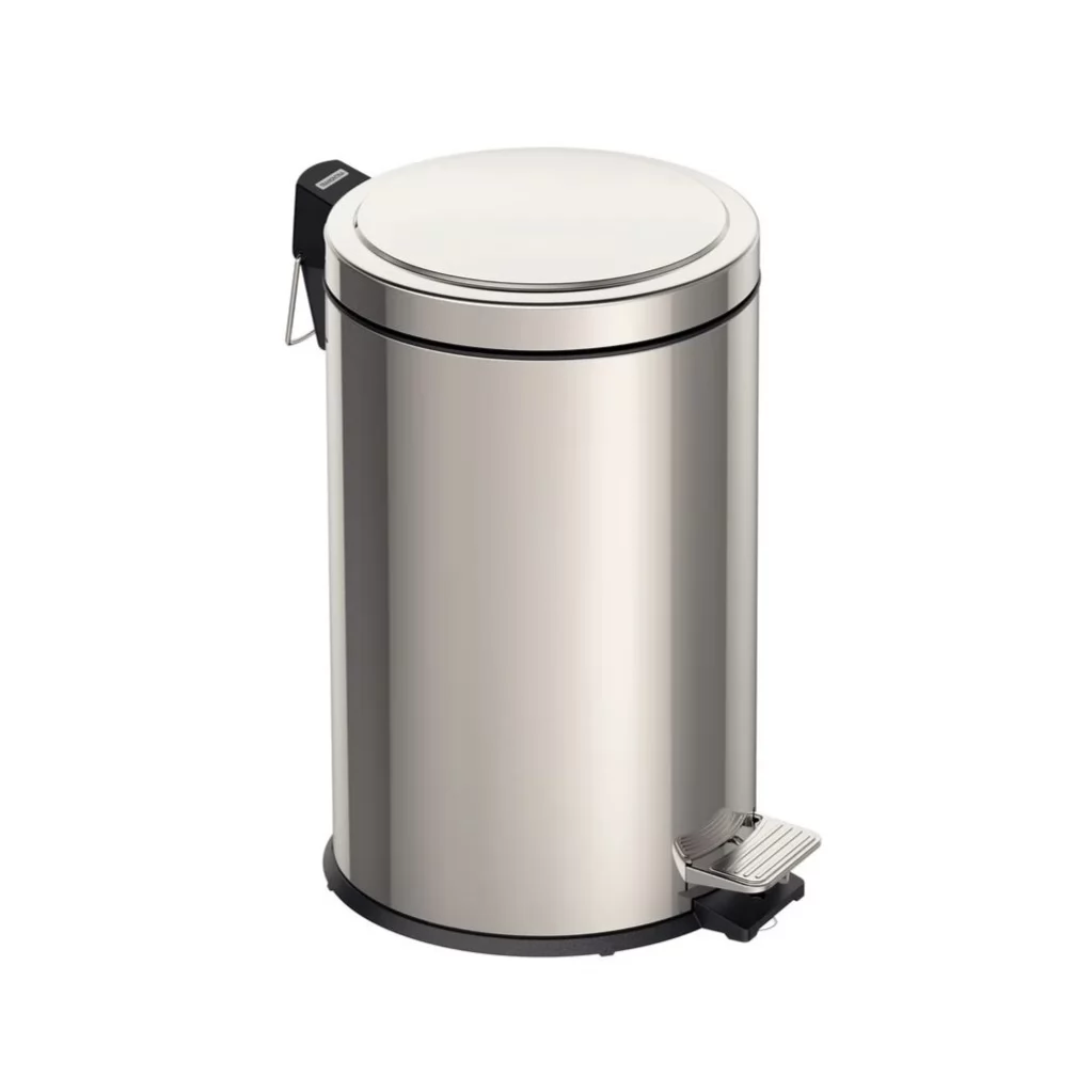 LIXEIRA ACO INOX C/ PEDAL BRASIL 12LT - TRAMONTINA