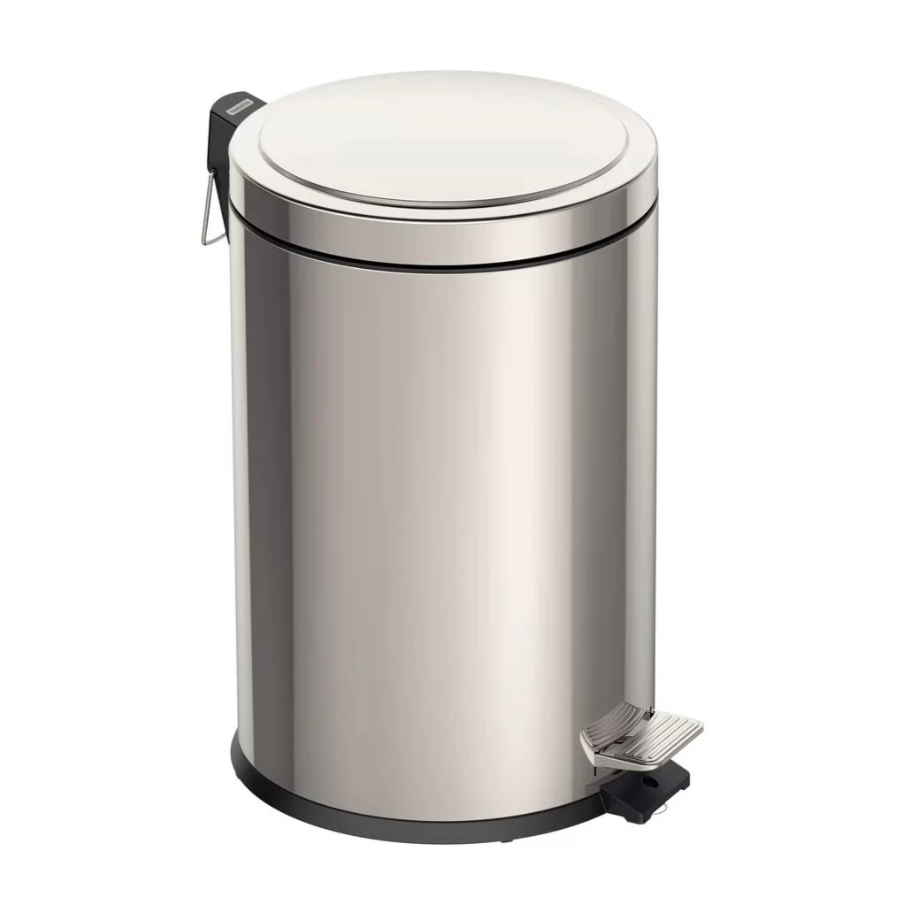 LIXEIRA ACO INOX C/ PEDAL BRASIL 20LT - TRAMONTINA