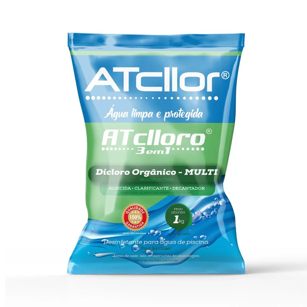CLORO DE PISCINA 3X1 PCT 1KG - ATCLLOR