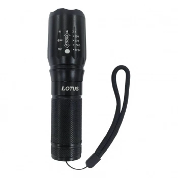 LANTERNA SUPER ZOOM COM SINALIZADOR - LOTUS