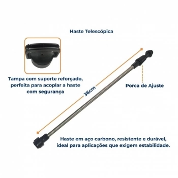 PULVERIZADOR A BATERIA RECARREGAVEL 5L PLUS - LOTUS