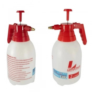 PULVERIZADOR MANUAL BRANCO C/ VERM 2LT - LOTUS