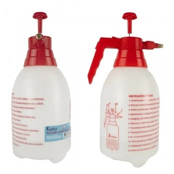 PULVERIZADOR MANUAL BRANCO C/ VERM 2LT - LOTUS