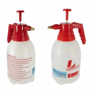 PULVERIZADOR MANUAL BRANCO C/ VERM 2LT - LOTUS