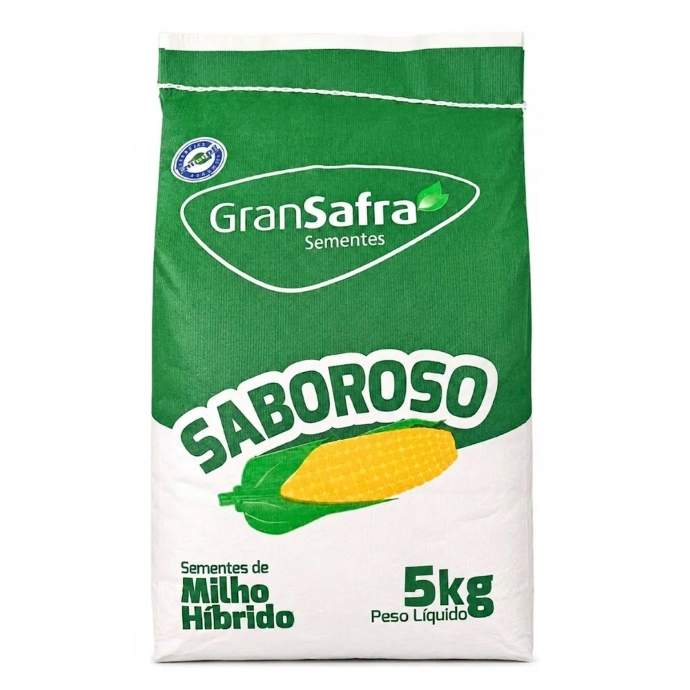 SEMENTE MILHO HIB. SABOROSO BRS 3046 5KG - GRANSAFRA