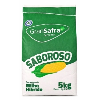 SEMENTE MILHO HIB. SABOROSO BRS 3046 5KG - GRANSAFRA